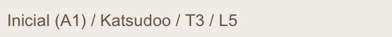 Starter (A1) / Katsudoo / T3 / L5
